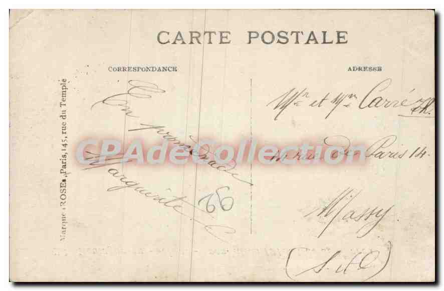 Boulogne-sur-Seine — Inondation 1910. Rue de Sèvres — Éditeur : N. Marque — Reverso