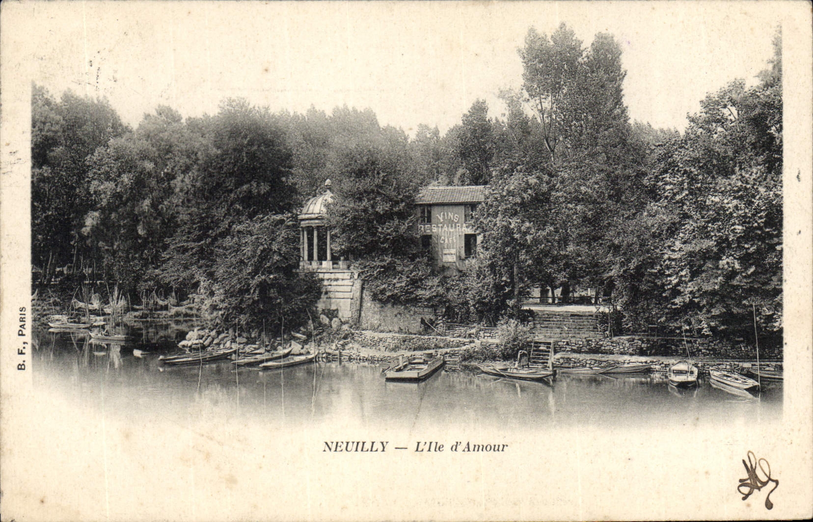 Neuilly — L'Île d'Amour — B. F., Paris