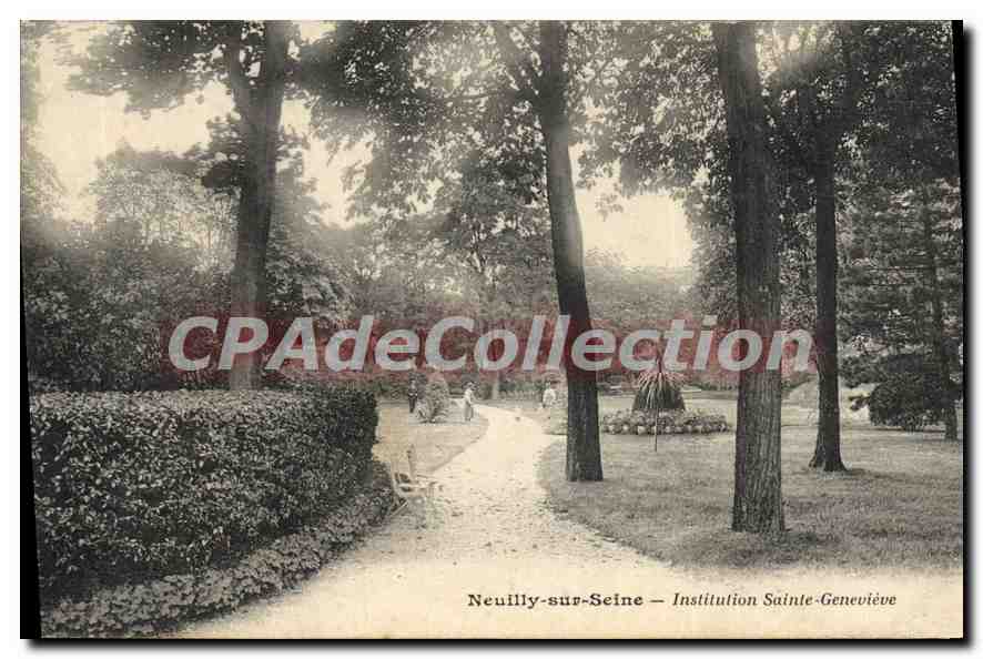 Neuilly-sur-Seine — Institution Sainte-Geneviève — CPAdeCollection