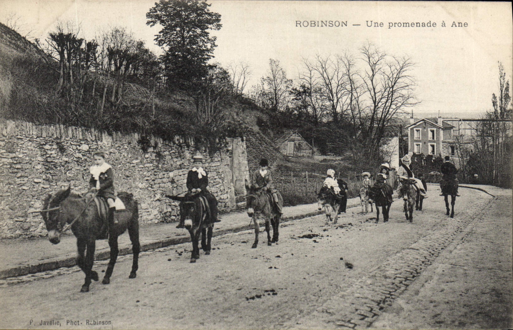 CPA Robinson Une promenade a Ane