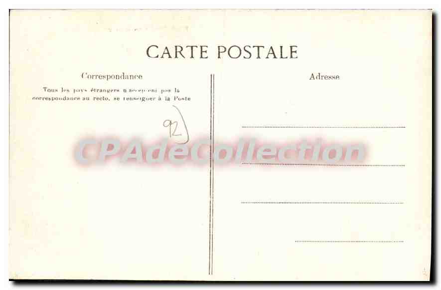 CPA Robinson Une promenade a Ane — Rückseite