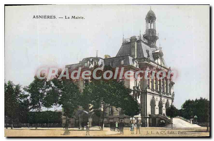 Asnières — Die Stadtverwaltung. — J. L. & C°, Verlag, Paris.