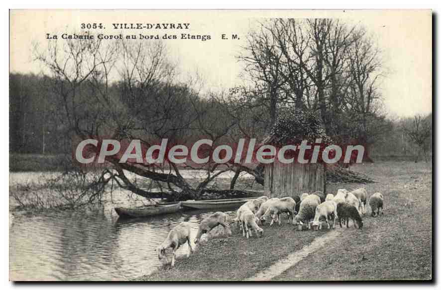 Ville-d'Avray — La Cabane Corot au bord des Etangs — E. M. n°3054