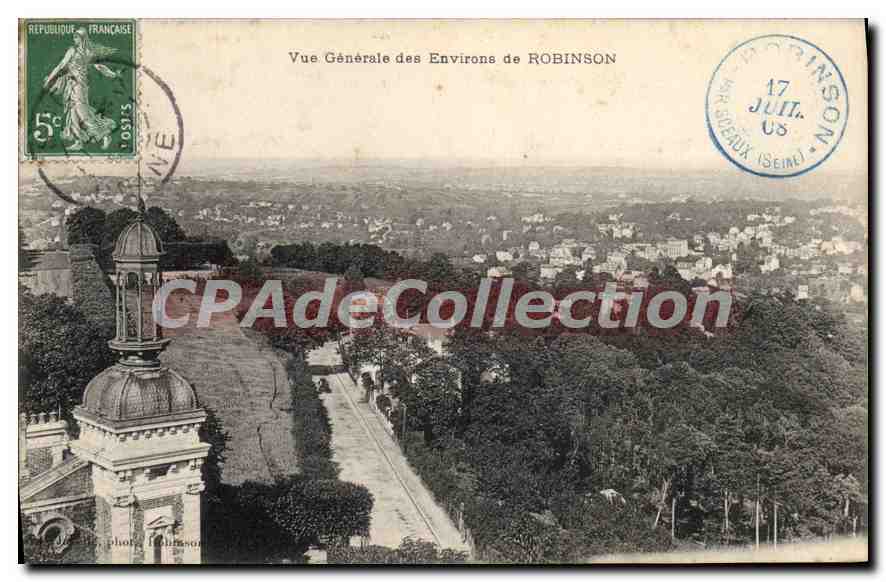 CPA Vue generale des Environs de Robinson