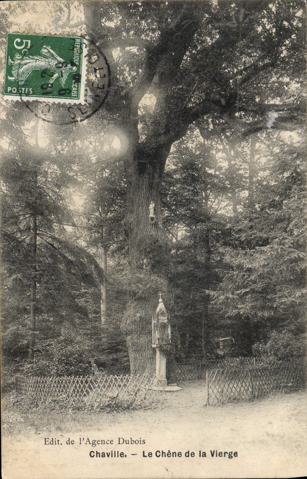 CPA Chaville Le Chene de la Vierge