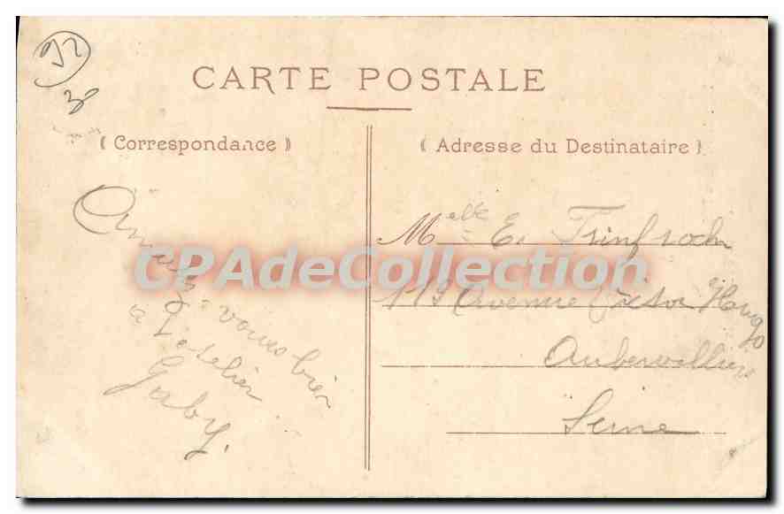 CPA Chaville Le Chene de la Vierge — Rückseite