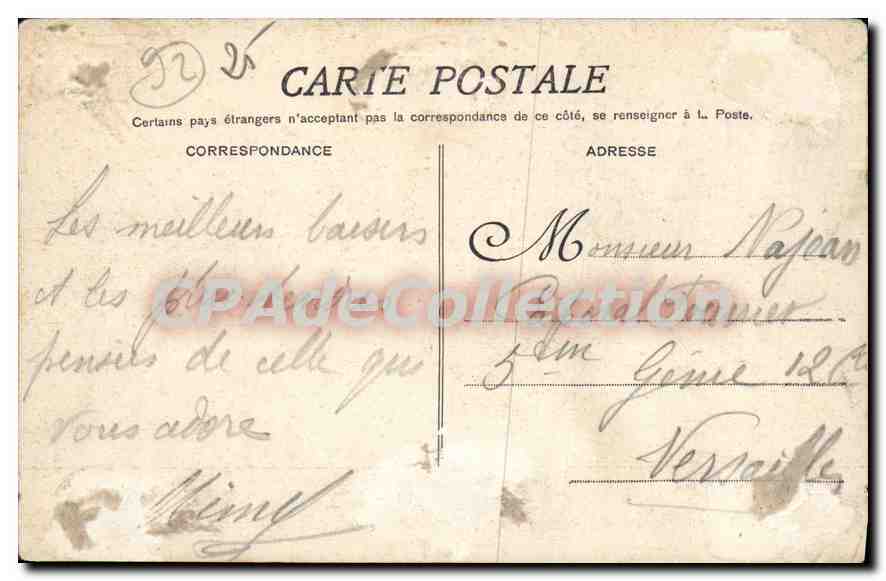 Chaville — Elang de Brise-Miche, vue artistique — F. F. Paris, n° 40 — Verso