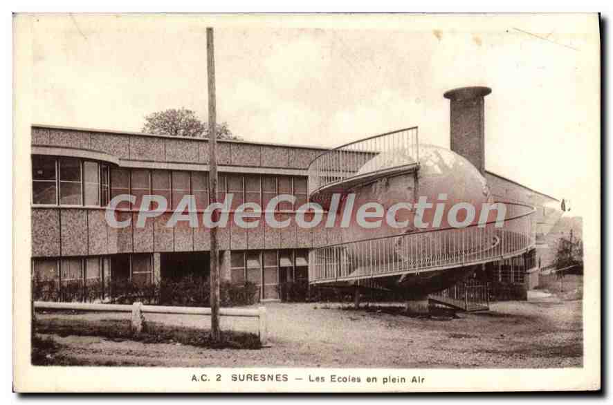 CPA Suresnes Les Ecoles en plein air