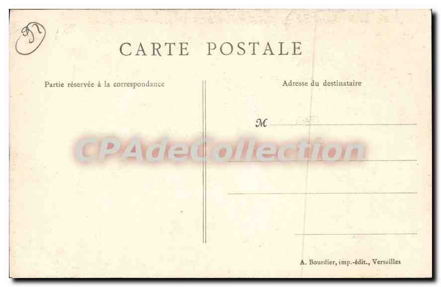 CPA Chaville Bosquet du Pavillon de l'Ursine Restaurant Barraud La Riviere — Rückseite