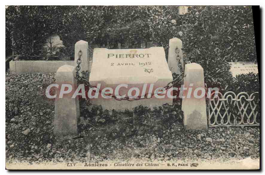 Asnières - Cimetière des Chiens — B.F., Paris