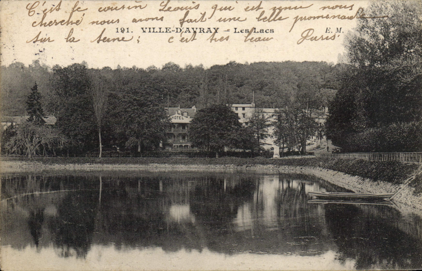 Ville-d'Avray — Les Lacs — E. Maleuitt, phot. édit. Paris