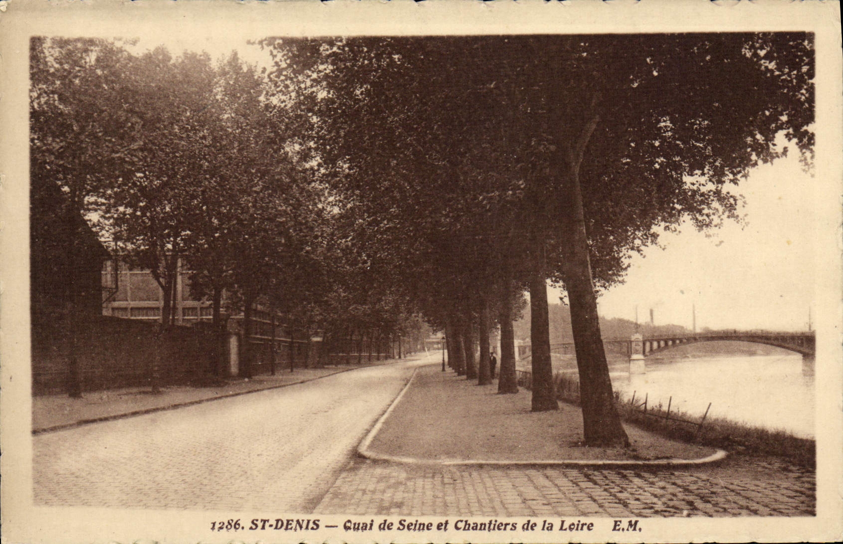 ST-DENIS — Quai de Seine et Chantiers de la Loire — E.M. n°1286