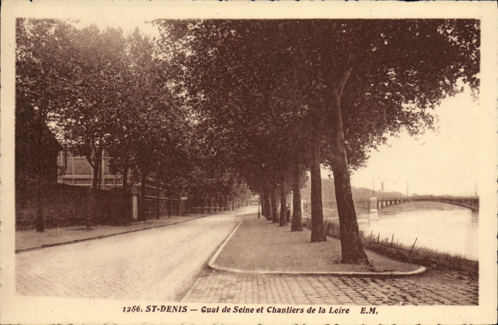 ST-DENIS — Quai de Seine et Chantiers de la Loire — E.M. n°1286