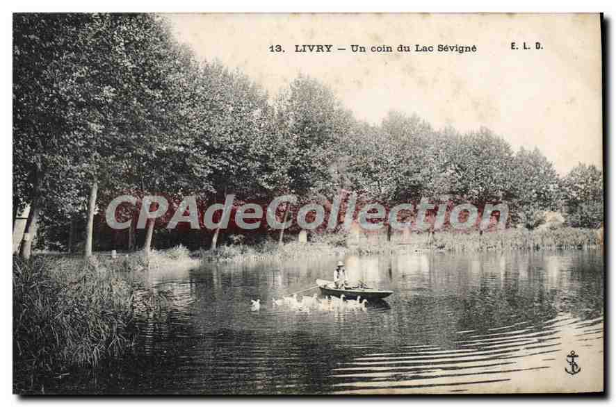 CPA Livry Un coin du Lac Sevigne