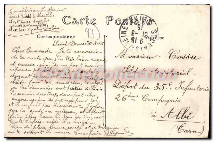 Saint-Denis — Vue générale prise de l'Église — ND. Phot. n°64 — Reverso