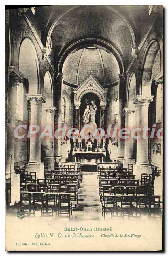 Église N.-D. du St-Rosaire - Chapelle de la Ste-Vierge - P. Sukan, édit. St-Ouen