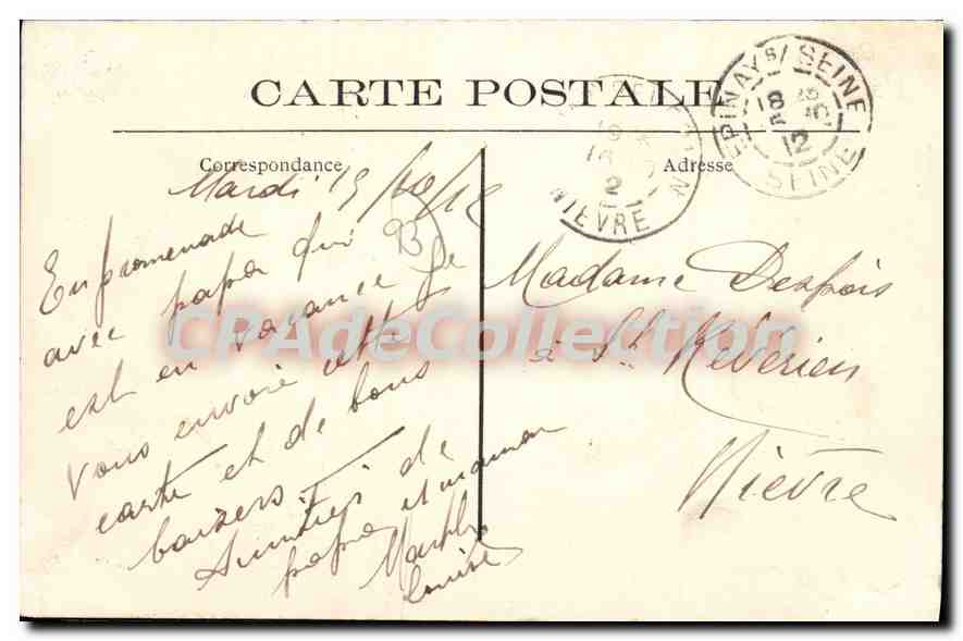 Epinay — Ancien Château de Don François d'Assises — Hôtel de Ville — Reverso