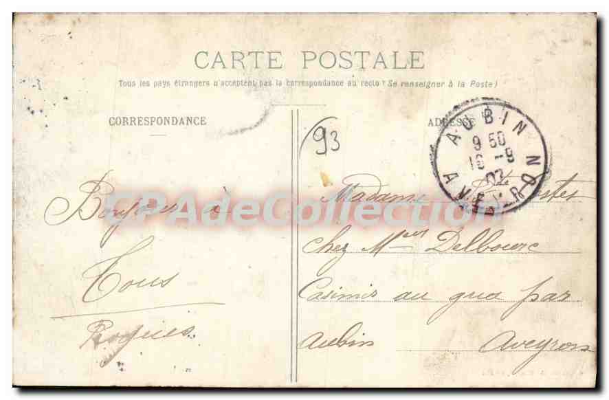 CPA Notre Dame des Anges La Fontaine Miraculeuse — Back