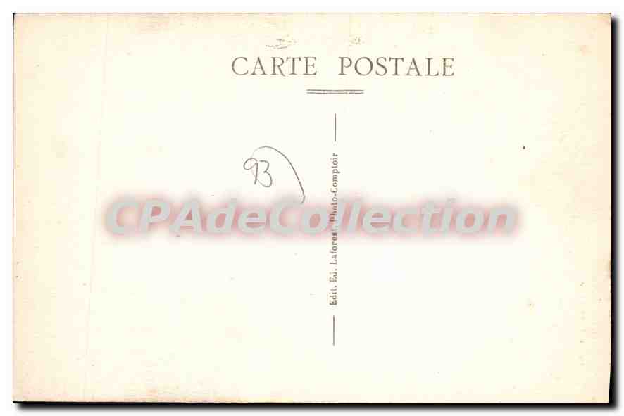 CPA Le Raincy Eglise Notre Dame — Rückseite