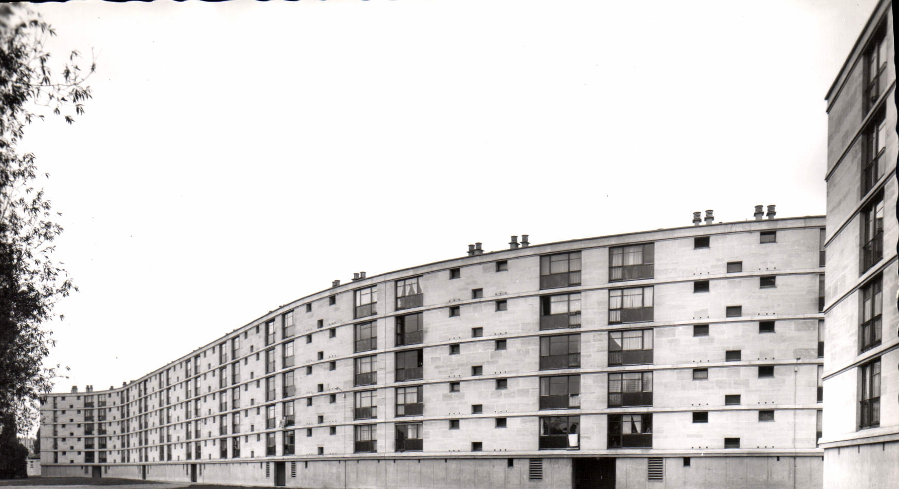 CPSM Nouvelles Habitations du Pont David Rue Jules Princet a Aulnay sous Bois