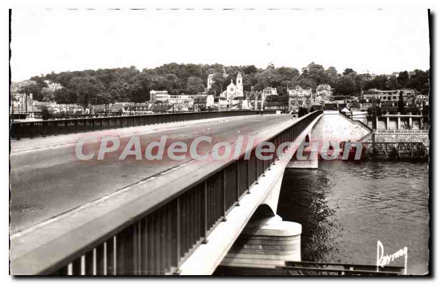 CPA Villeneuve Saint Georges Le Pont et le Quartier de l'Eglise