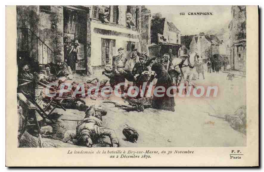 Bry-sur-Marne — The Day After the Battle of 30 November to 2 December 1870 — Champigny, F.F. Paris, n°153