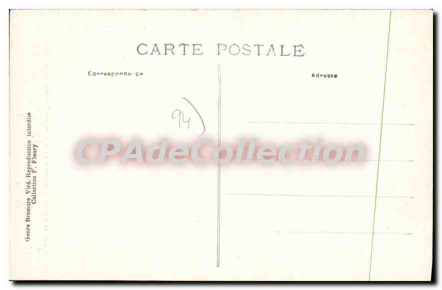 Battle of Champigny — A Forward Post — Publisher F. Fleury, No. 118 — Back