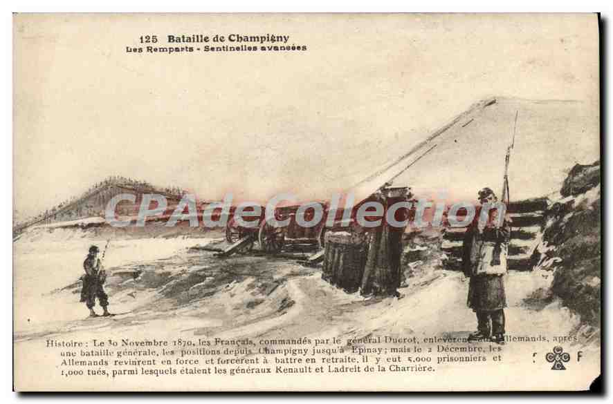 Battle of Champigny — The Walls - Advanced Sentinels — Collection F. Fleury
