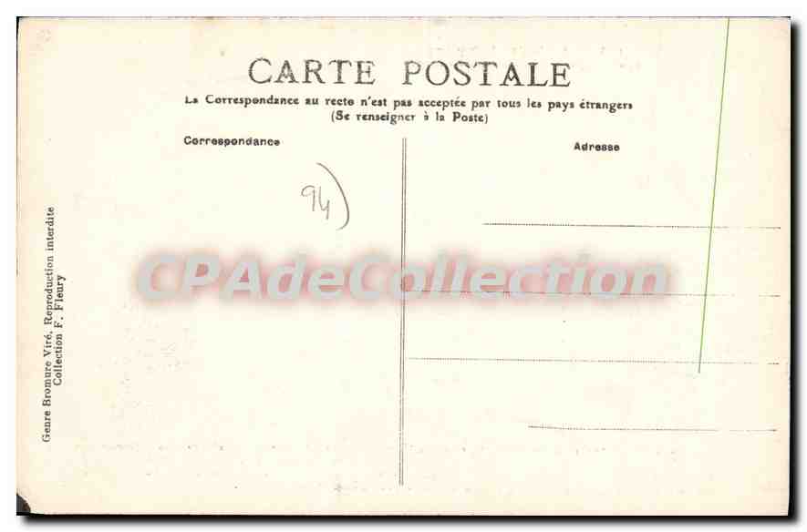 Battle of Champigny — The Walls - Advanced Sentinels — Collection F. Fleury — Back
