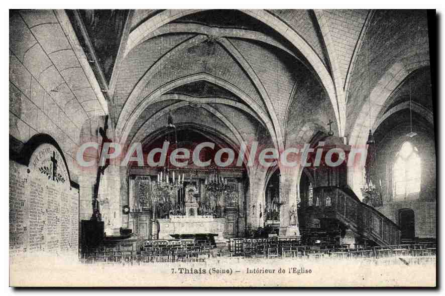 CPA Thiais L'interieur de l'Eglise