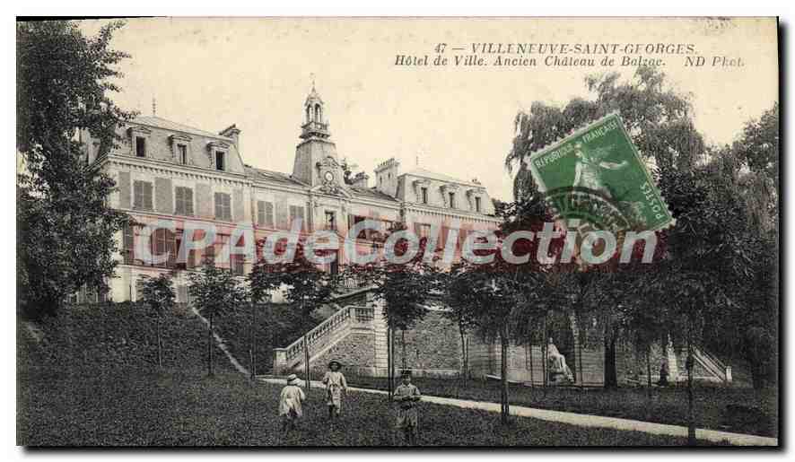 Villeneuve-Saint-Georges — Town Hall. Former Balage Castle — ND Phot.