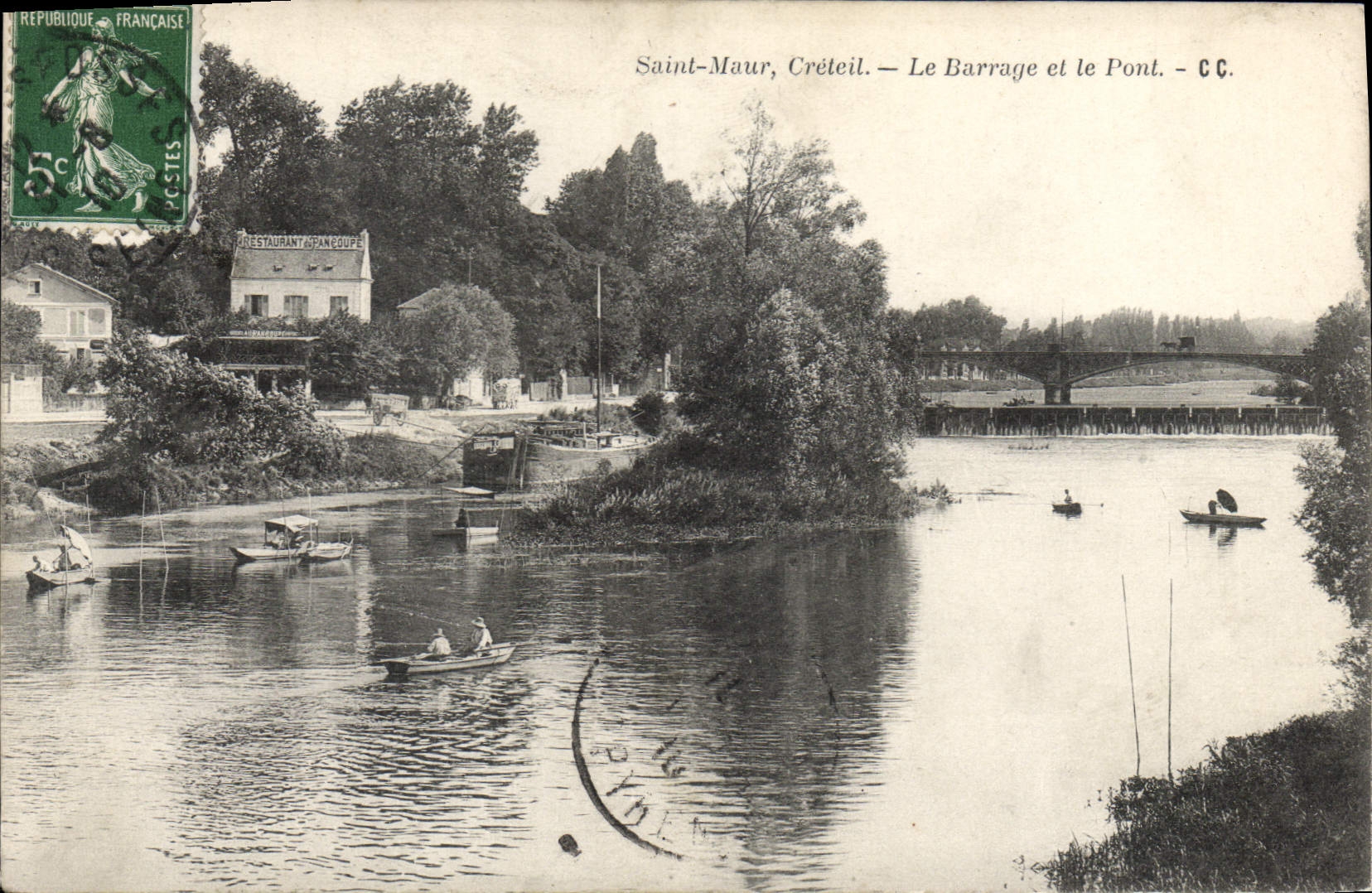 Saint-Maur, Créteil — Le Barrage et le Pont — C.C.