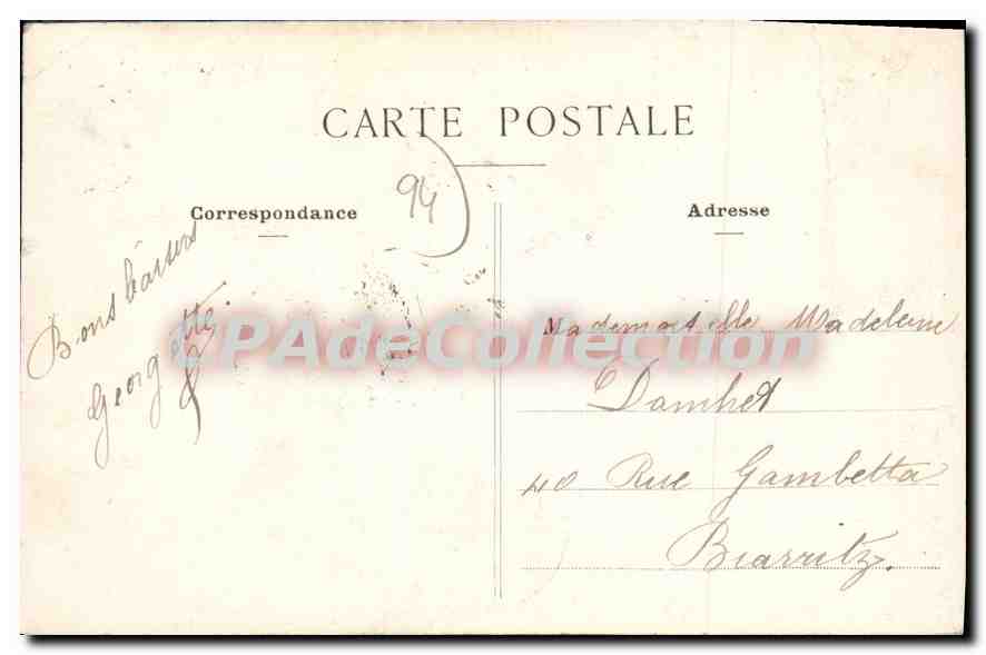 Saint-Maur, Créteil — Le Barrage et le Pont — C.C. — Rückseite