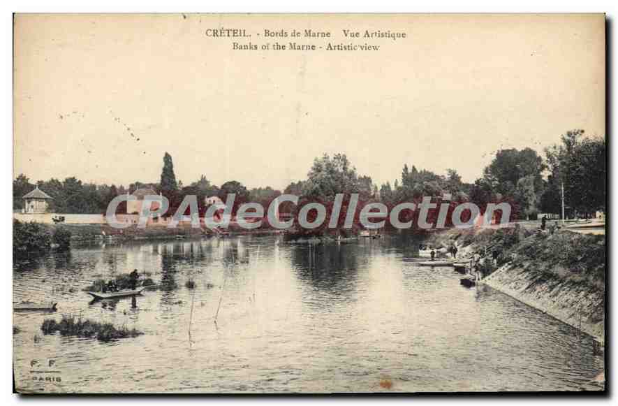 CPA Creteil Bords de Marne Vue Artistique