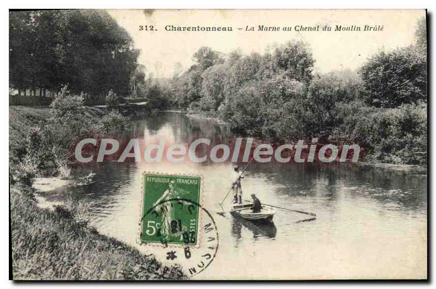 CPA Charentonneau La Marne au Chenat du Moulin Brule