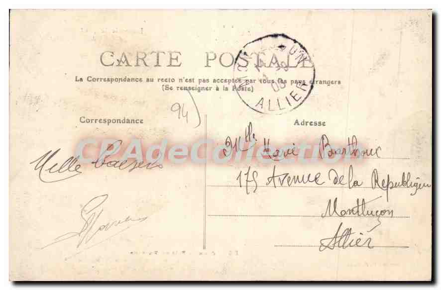 CPA Joinville le Font Jeux de polo — Back