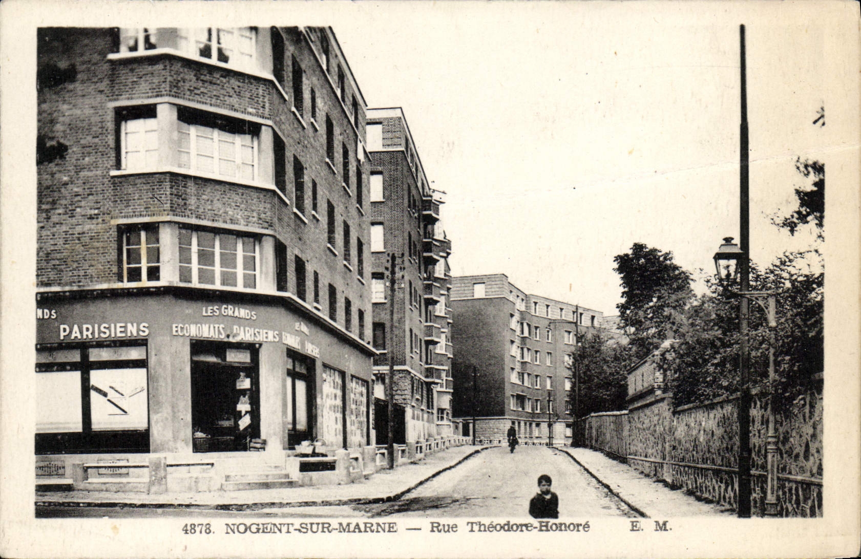 Nogent-sur-Marne — Rue Théodore-Honoré — Verlag E. M., Nr. 4878