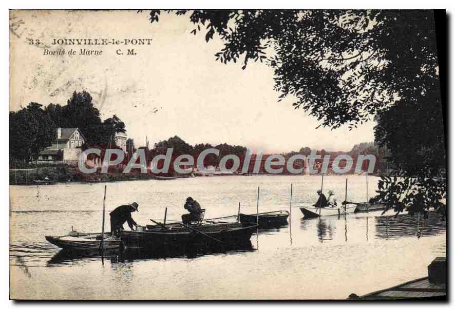 CPA Joinville le Pont Bords de la Marne