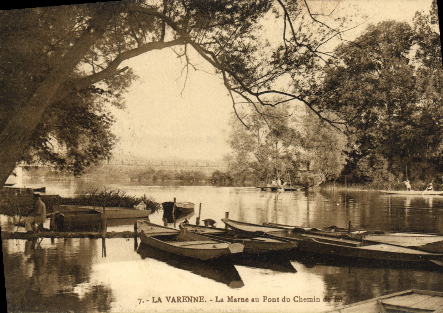 CPA La Varenne La Marne au Pont du Chemin