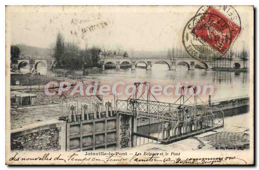 CPA Joinville le Pont Les Ecluser etle Pont