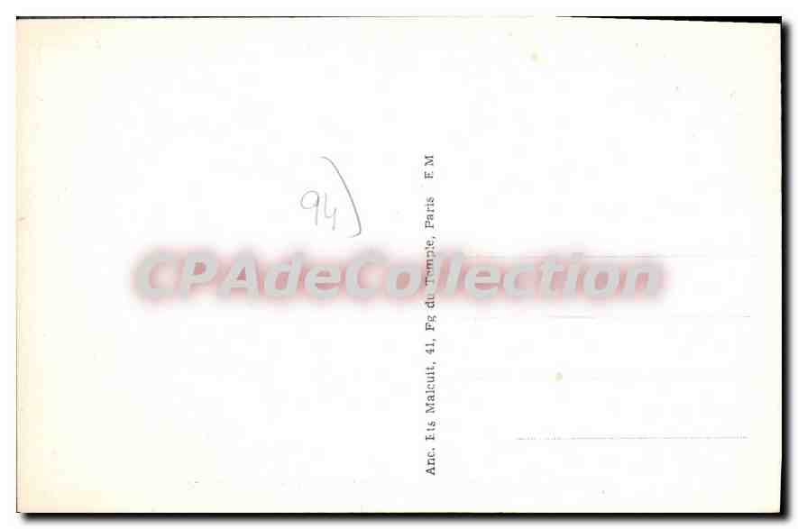 Nogent-sur-Marne — Rue Théodore-Honoré — E. M. n° 4878 — Back