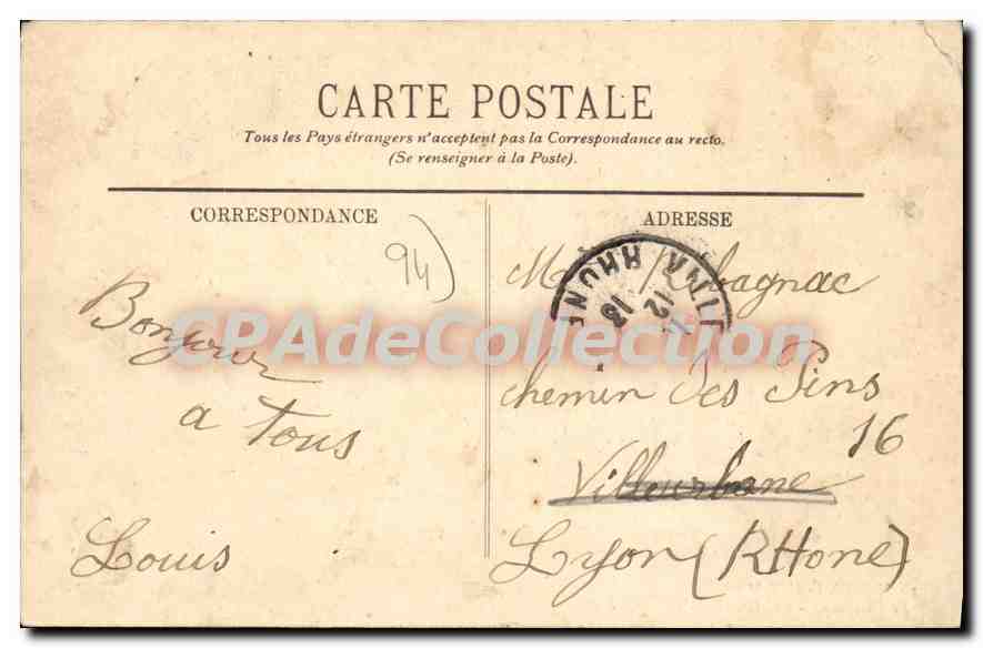 Nogent-sur-Marne — Die Fährmänner — LL — Rückseite