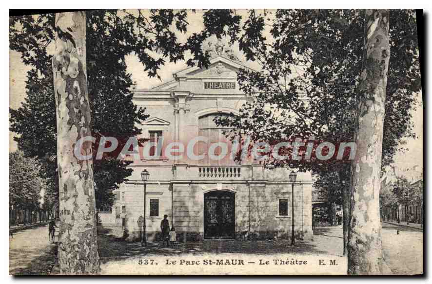 Le Parc St-MAUR — Le Théâtre — E. M.