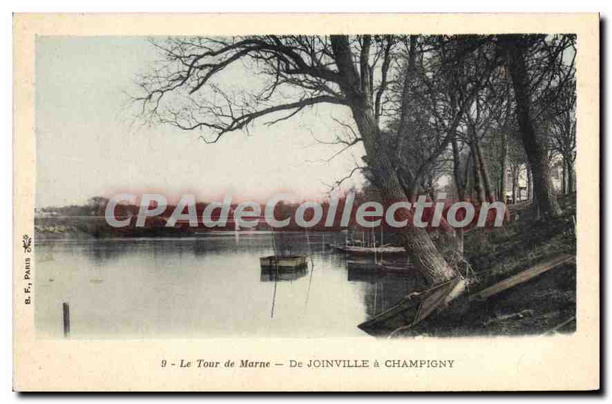 Der Marne-Rundweg — Von JOINVILLE nach CHAMPIGNY — B. F. Paris, n°9