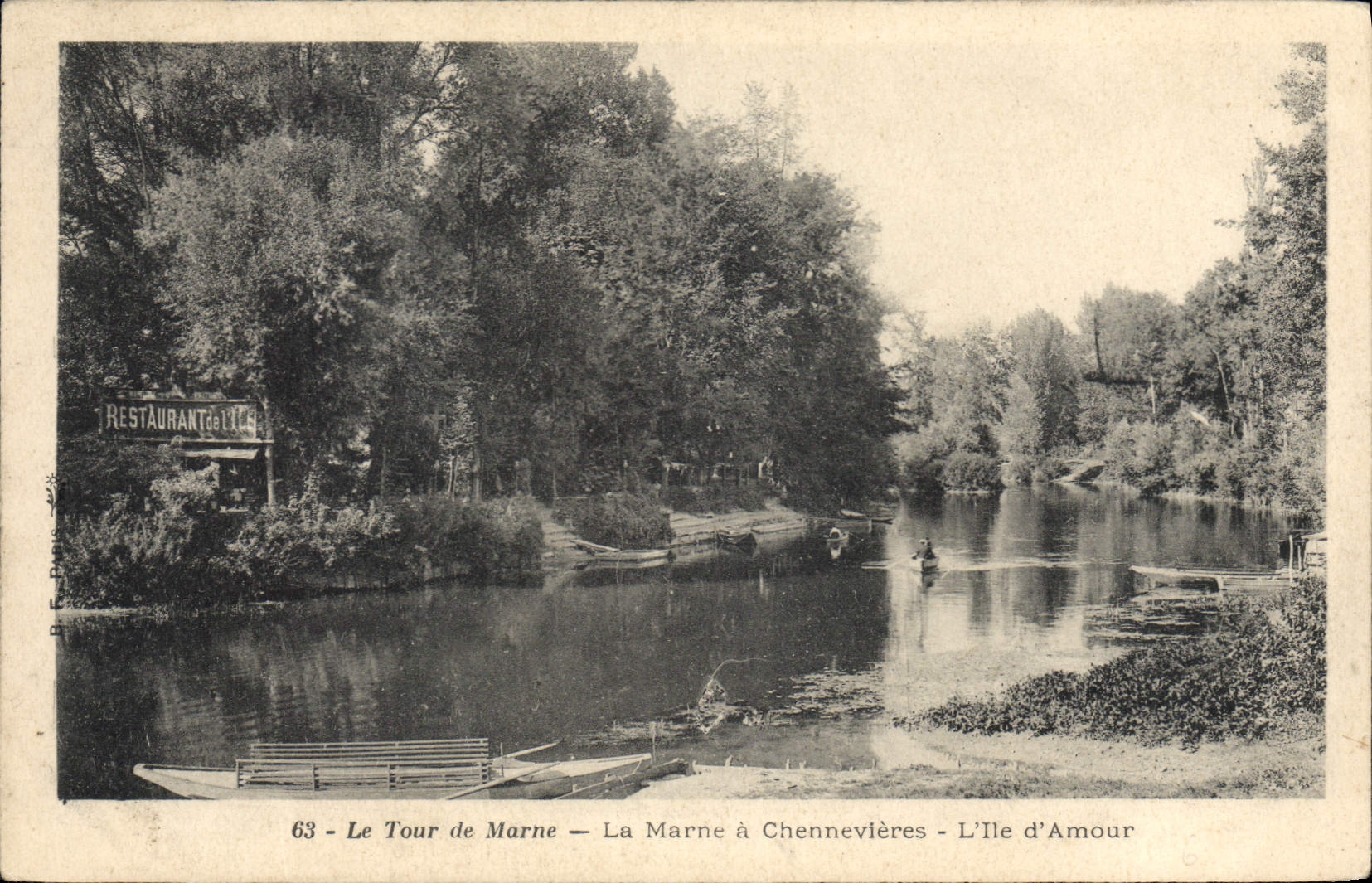 The Tour de Marne — The Marne at Chennevières — The Island of Love — Restaurant of the Island