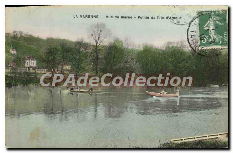 La Varenne — Vue de Marne — Pointe de l'Île d'Amour