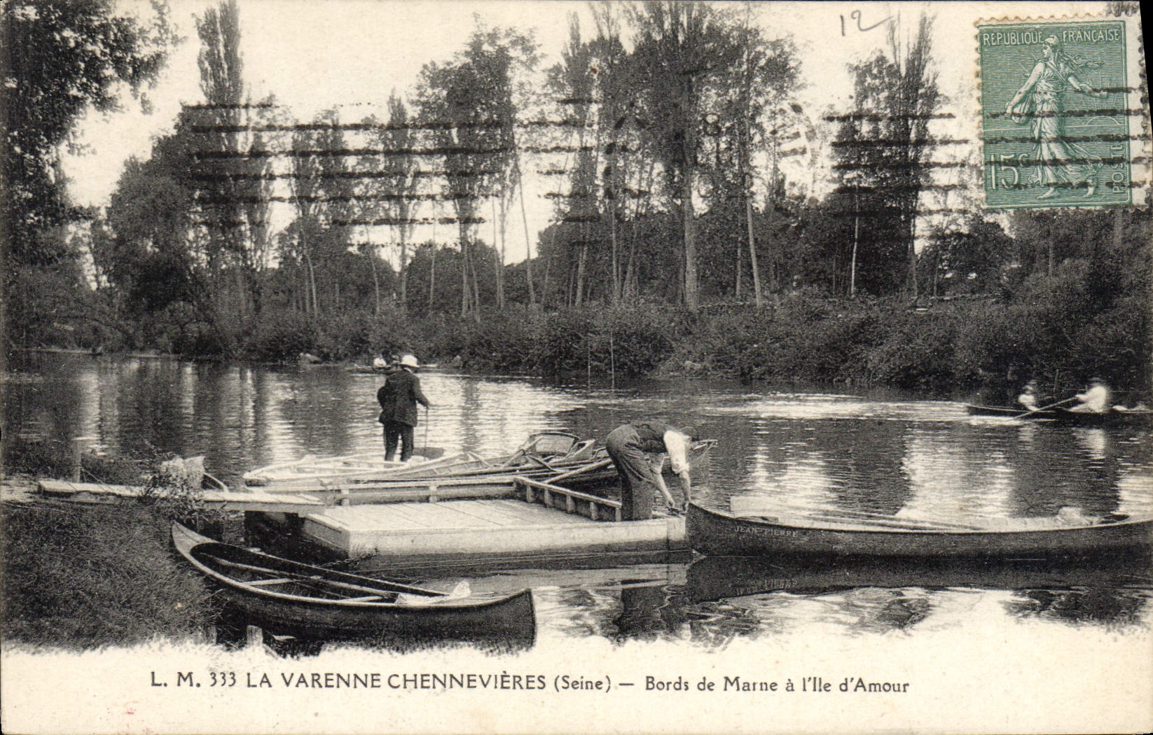 La Varenne-Chennevières (Seine) — Ufer der Marne an der Île d'Amour — L.M. 333