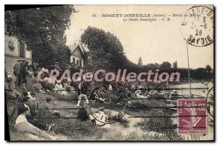 Nogent-Joinville (Seine) — Ufer der Marne. Der Nautische Stadion — C. M.