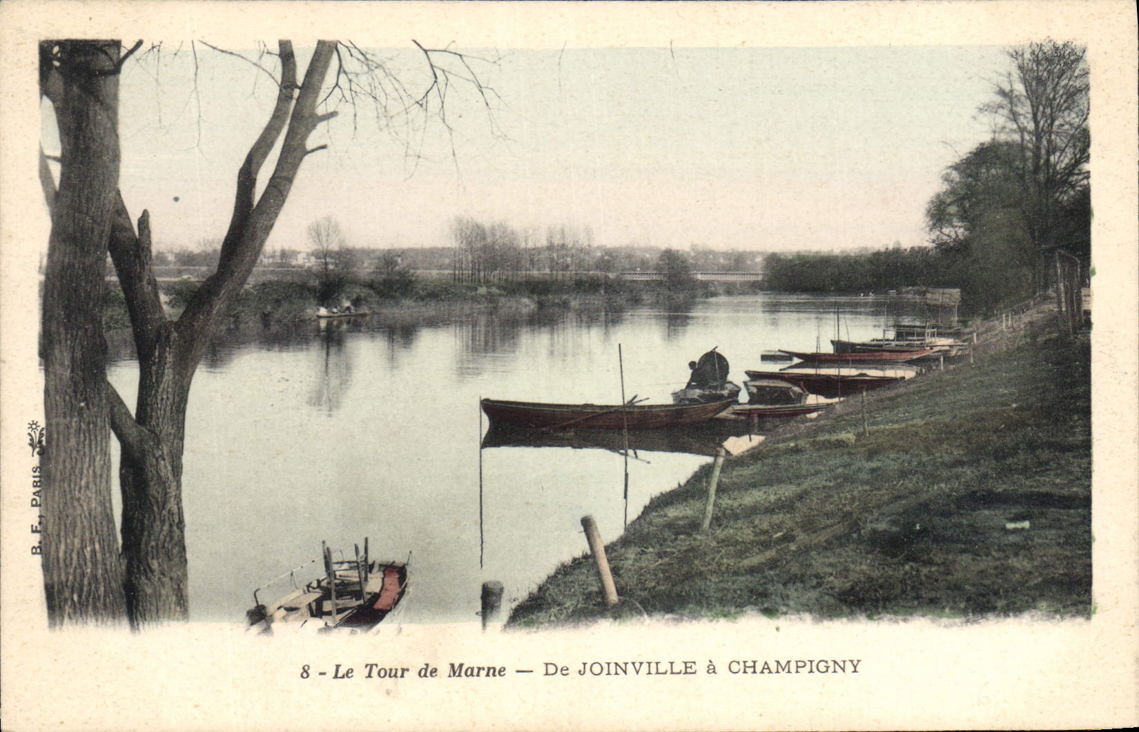 The Tour of Marne — From JOINVILLE to CHAMPIGNY — B. F., Paris, no. 8