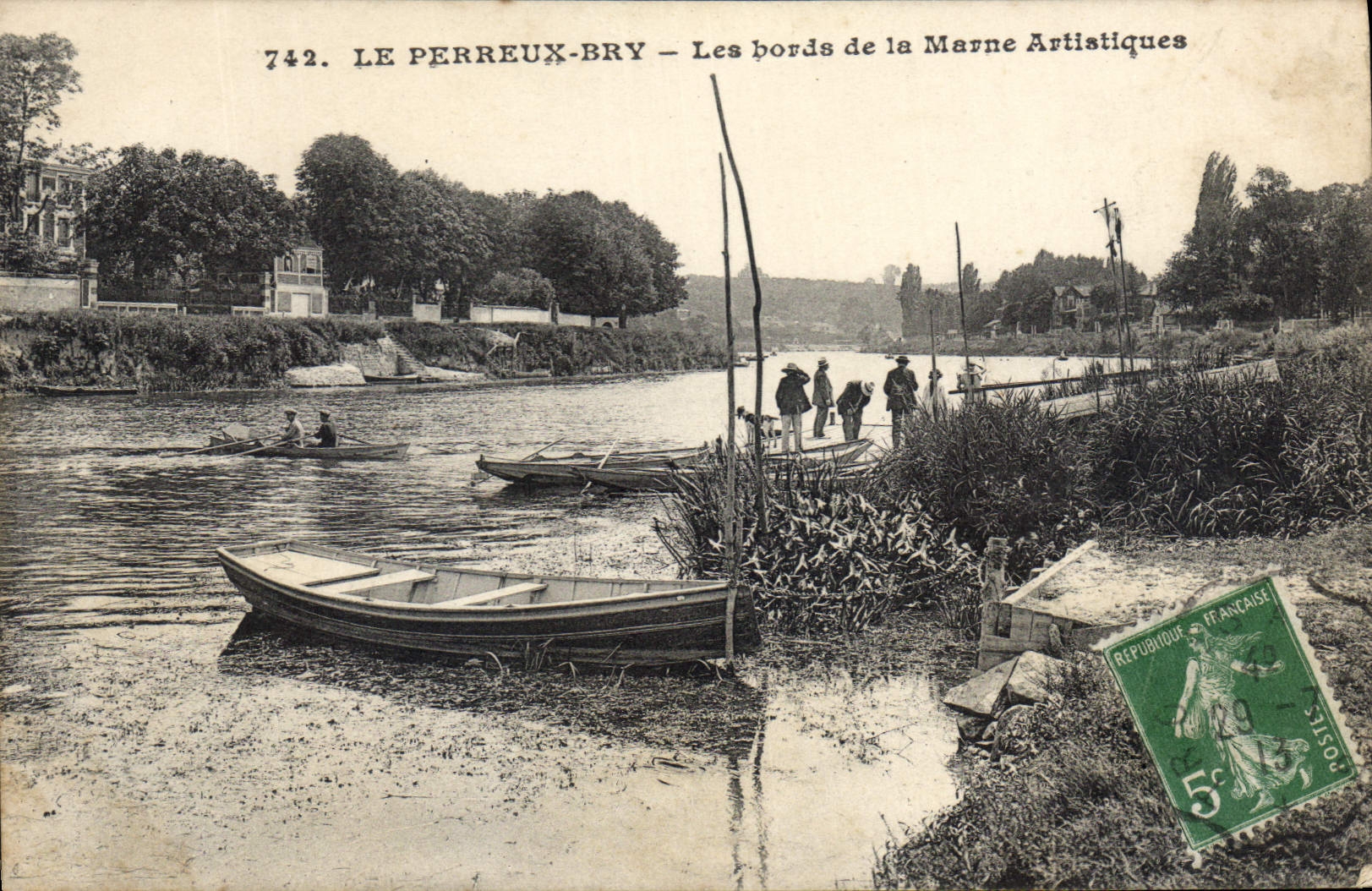 Le Perreux-Bry — Die künstlerischen Ufer der Marne — J. A. phot.-edit. Vincennes n°742